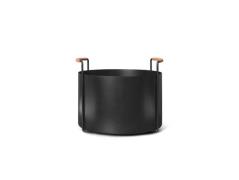 Ferm Living - Port Firewood Bucket Schwarz