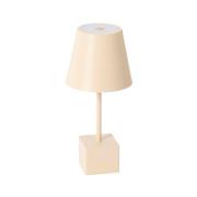 Lindby - Janea Cube Portable Tischleuchte Dim. IP54 Beige