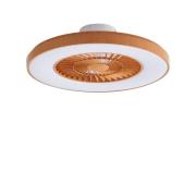 Lindby - Teleo LED Deckenventilator CCT Holz