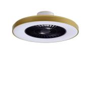 Lindby - Teleo LED Deckenventilator Messing