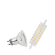 Lindby - Glühbirnen LED Set 1x GU10 (380lm) & 1x R7s (2000lm)