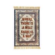 Seletti - The Way Burnt Carpet #8 80x120 Blau/Multicolor