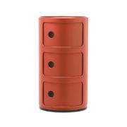 Kartell - Componibili 3 Beistelltisch Orange