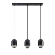 Lucande - Amielle 3 Pendelleuchte Black