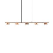 Lindby - Kaylou 5 Pendelleuchte Bronze -