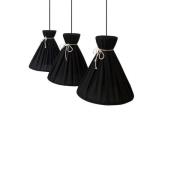 Envostar - Lola 3 Pendelleuchte Black/Beige/White