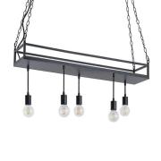 Lindby - Kirista 5 Pendelleuchte Black