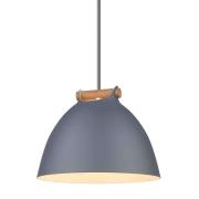 Halo Design - Århus Pendelleuchte Ø24 Grey/Wood