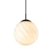 Halo Design - Twist Ball Pendelleuchte Ø25 Opal/Black