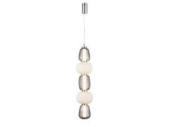 Loom Design - Pearl 5 Pendelleuchte Grey/Opal/Chrome