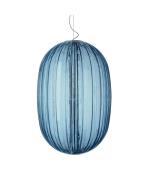 Foscarini - Plass Medium Pendelleuchte Hell Blau 10m