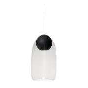 Mater - Liuku Pendelleuchte Ball Black/Transparent