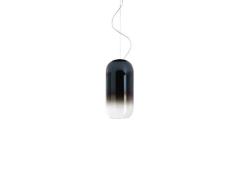 Artemide - Gople Mini Pendelleuchte Blue Sapphire/Black