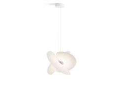 Luceplan - Levante Pendelleuchte Small Matt White/White