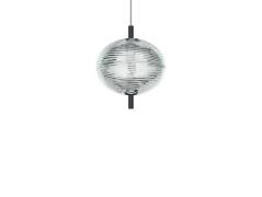 Lodes - Jefferson Mini Pendelleuchte 10m 2700K Crystal/Black Chrome