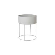 Ferm Living - Plant Pflanzenkübel/Blumenkasten Light Grey Round