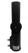 adjustable adapter black Ø48/Ø60 (Schwarz)