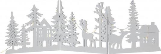 Fauna foldable table decoration (Weiß)