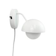 Rosen-Wandlampe (Glänzendes Weiß)