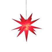 3-D Plaststjärna röd 60 cm (ROT)