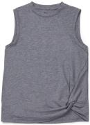 Hyperfied Jersey Knot Tank Top, Grey Melange 146–152