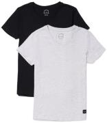 Luca &  Lola Desiderio T-Shirt 2er-Pack, Anthracite/Grey Melange 146-1...