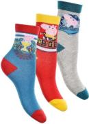 Socke Peppa Wutz 3er-Pack, Blau, 31-34