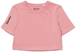 Hyperfied Crop Logo Top, Blush 158-163