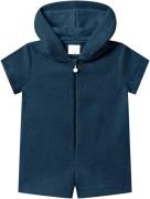 Saltabad Charlie Frottee Jumpsuit, Marineblau, 68-80