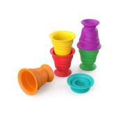 Baby Einstein Stack &  Squish Cups™ Aktivitätsspielzeug, Mehrfarbig, B...