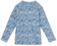 MINI A TURE Gani UV-Schutzshirt, Slate Blue, 86-92