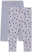 Luca &  Lola Alberta ¾ Leggings 2er-Pack, Grey Melange 122-128