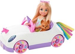 Barbie Chelsea Puppe mit Auto und Haustier, Puppenhaus