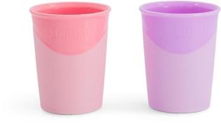 Twistshake Becher 170ml 6+m x2, Rosa/Lila