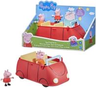 Peppa Wutz Peppas Familienauto Rot mit Figuren