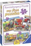 Ravensburger Puzzle Fahrzeuge 2, 4, 6 &  8 Teile