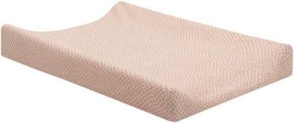 Jollein Bezug für Wickelunterlage 70x50 cm Snake, Pale Pink