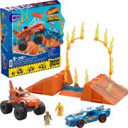 Mega Hot Wheels Autoset Smash N Crash Tiger Shark Chomp Course 245 Tei...