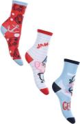 Peppa Wutz Socken 3er-Pack, Marineblau/Blau/Rot, 31/34