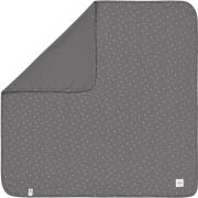 Lässig Interlock Decke 80x80 cm, Spots Grey