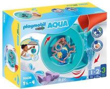 Playmobil 1.2.3 Aqua Water Wheel with Baby Shark Baukasten