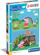 Clementoni Puzzle Peppa Wutz 2x60