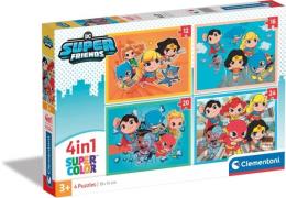 Clementoni DC Super Friends Puzzles 4-in-1