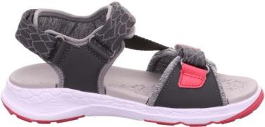 Superfit Criss Cross Kinder Sandalen, Grey/Pink, Größe 31