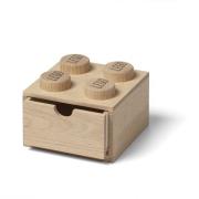 LEGO 2x2 Schubkasten aus Holz, Oak Soap Treated