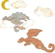 That's Mine Wandaufkleber Dragons And Clouds