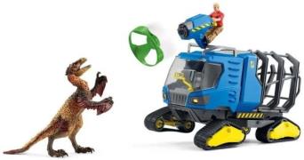 Schleich Track Vehicle mit Dinosaurier