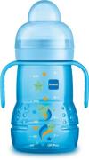 MAM Trainer Babyflasche 220 ml, Blau