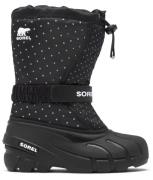 Sorel Childrens Flurry Print Winterstiefel, Black, 27