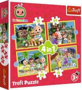 Trefl Cocomelon Puzzles 4-in-1